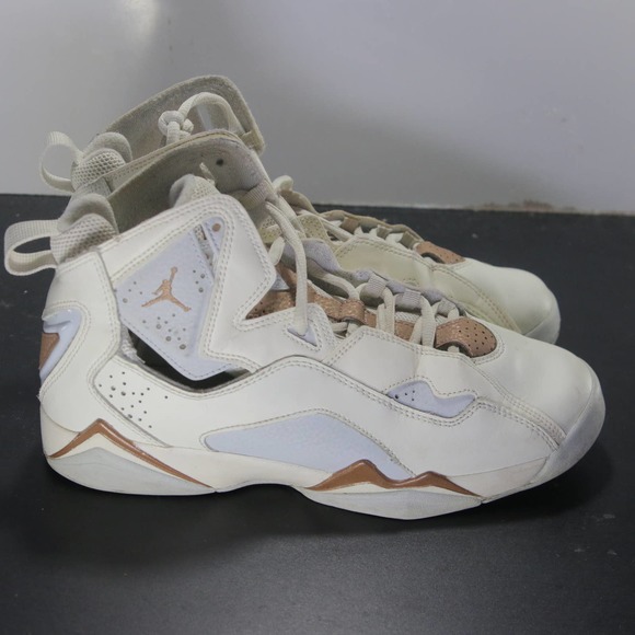 Jordan Shoes - Nike Air Jordan True Flight Sz 6.5youth=8womens 006276 White Basketball Sneakers